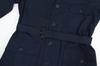 POLO RALPH LAUREN Men’s Twill Belted Coat, Navy, Size L, Classic Belted Outerwear Jacket (01010008)