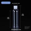 Plastic Cosmetic Bottles With Flip Butterfly Cap For Travel And Storage