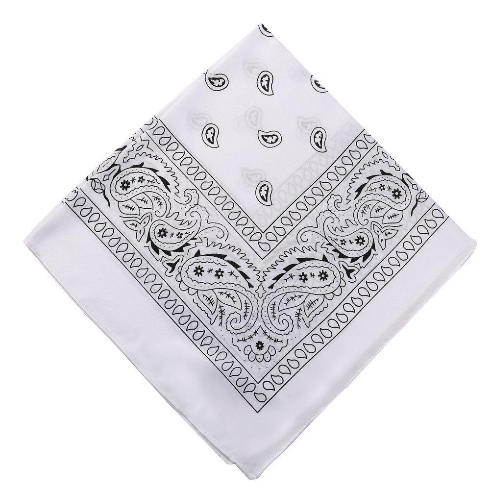 Outdoor Cycling Multi-functional Headscarf for Women, Cashew Nut Pattern Square Scarf, Bandanas, Magic Headscarf