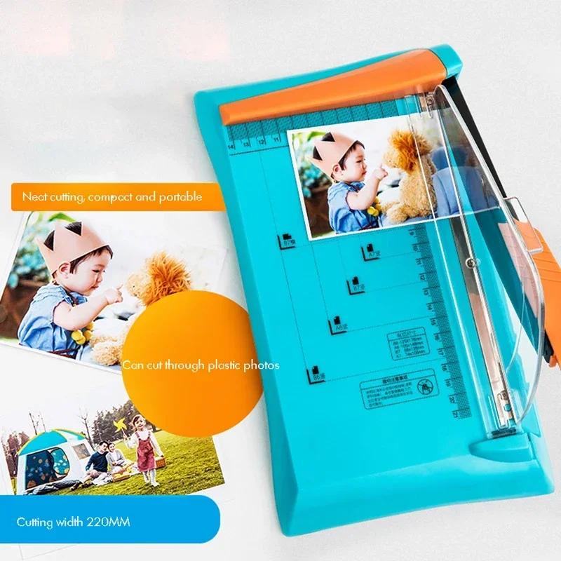 Paper Cutter, A4 Paper Craft Cutter Portable Home Paper Trimmer for Cut Gift Card, Coupon, Label, Cardstock, Photo, Scrapbooking