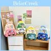 Adorable Korean Style Kids Backpack In Green Pink Blue And White For Boys And Girls