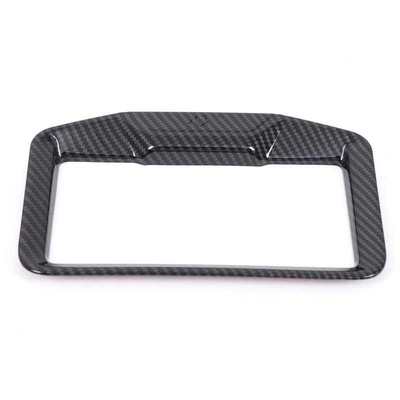 ABS Carbon Fiber Car Rear Seat Armrest Water Cup Holder Frame Trim For BMW X3 G45 2025 2026 Interior Accessories
