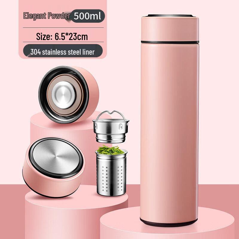 Qiwei 500ml Smart 316 SS Insulated Tea Bottle