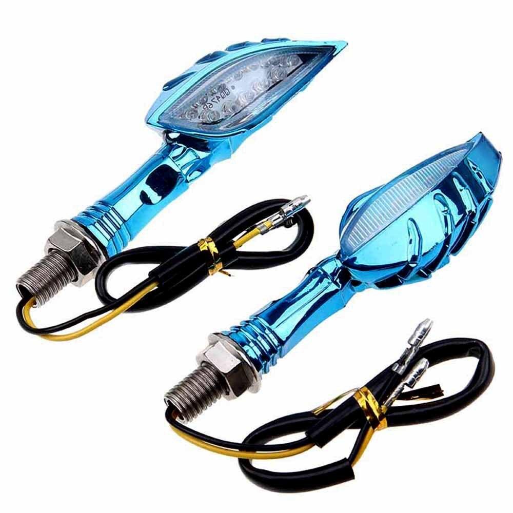 1 Pair Motorcycle Turn Signals Light LED Tail Lights Indicators for Motorbike Tail Light Custom For 10MM Moto Model