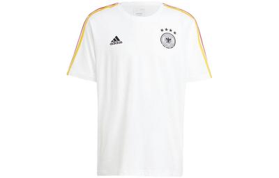 adidas T-Shirts Herren Weiß Rundhals Mittlere Normale Passform