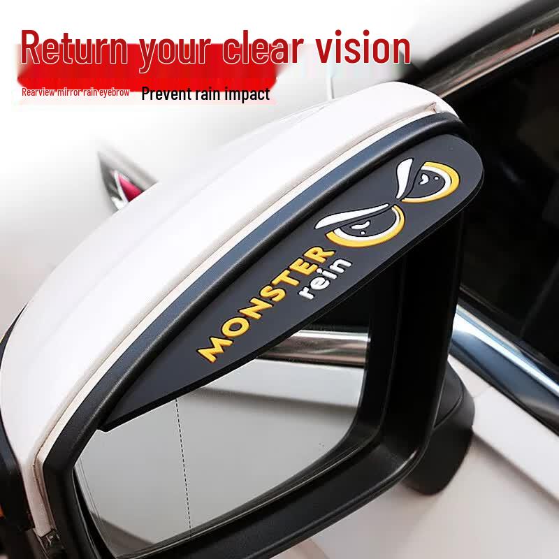 Little Monster Universal Car Rearview Mirror Rain Visor