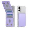 Wallet Card Case Holder Slot Shockproof Phone Case for Samsung Galaxy S25 Edge S25 Ultra Plus S24 FE Leather Purse Bracket Cover