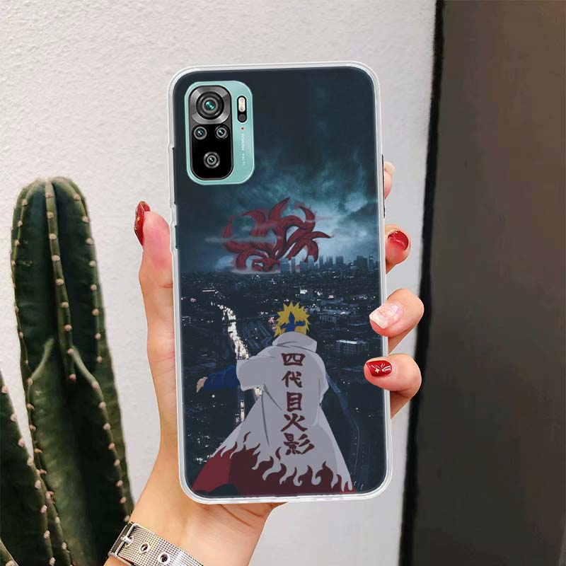 Anime Naruto Yondaime Hokage For Xiaomi Redmi Note 10S 10 11S 11 9S 9 8T 8 Pro Phone Case 11T 5G 11E 9T 7 6 5 5A 4X Fundas Cover