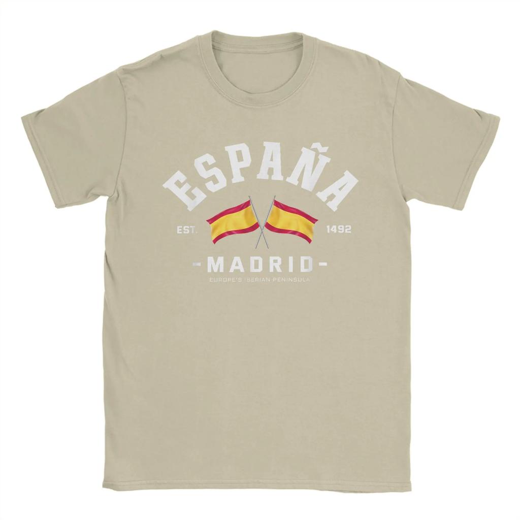 Harajuku T-Shirt Summer The Coat of Arms of Spain T-Shirts Cotton Tshirt for Male Y2K Casual Cheap Print Short Sleeve Tops