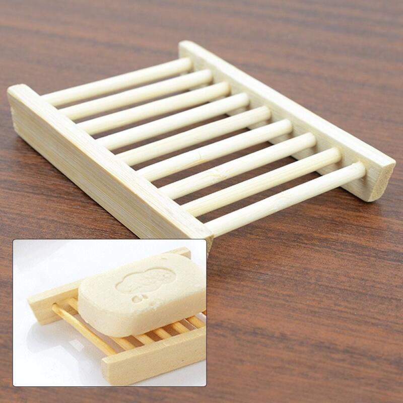 Soap Corner Wood Soap Dish Interior Water Drainage