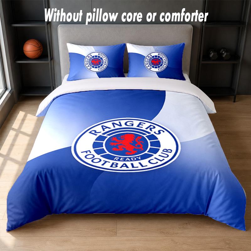 Set Biancheria da Letto Design Rangers FC 1 Copripiumino + 2 Federe Morbido Traspirante Biancheria da Letto per la Casa