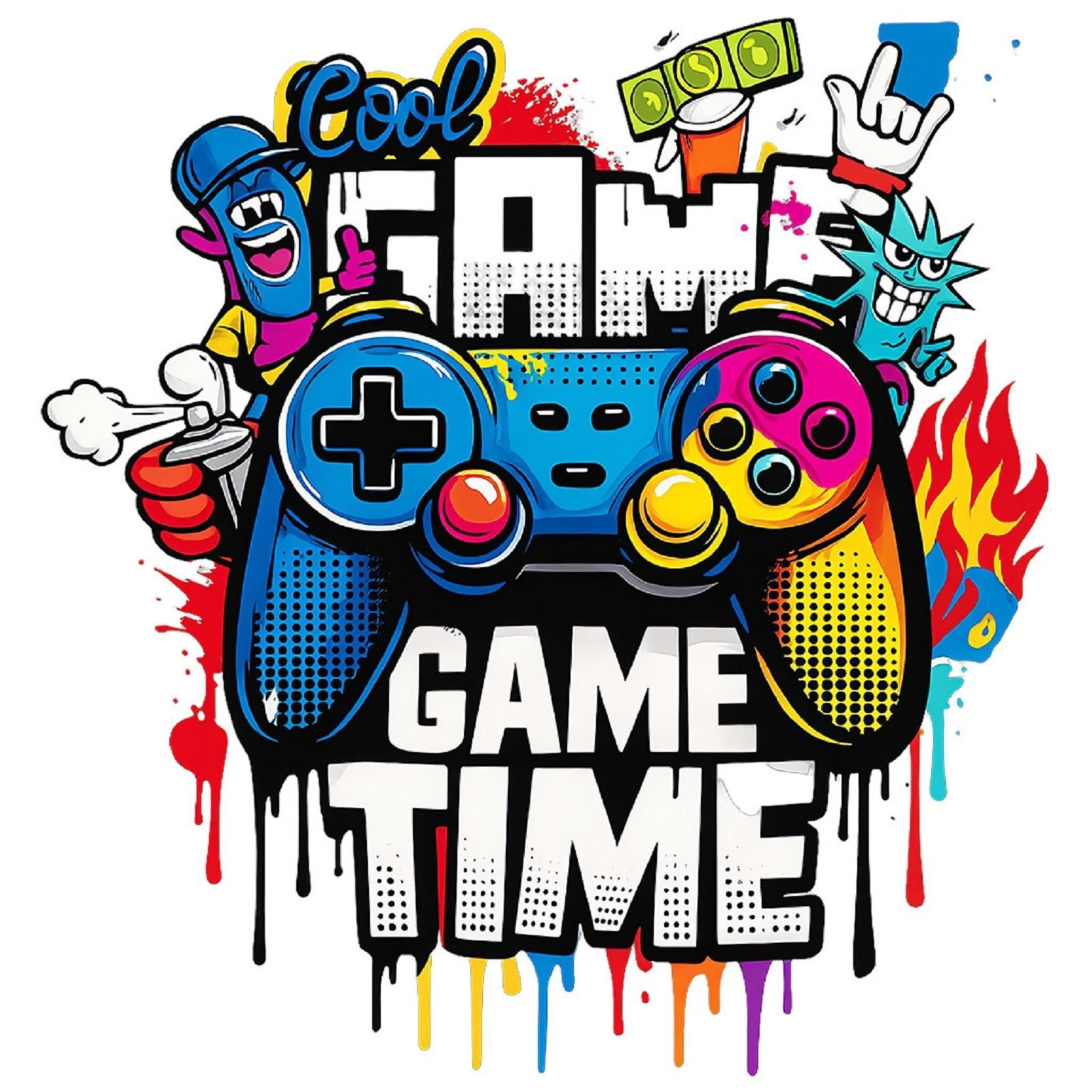 

Граффити Наклейка на стену в виде игрового контроллера One Size