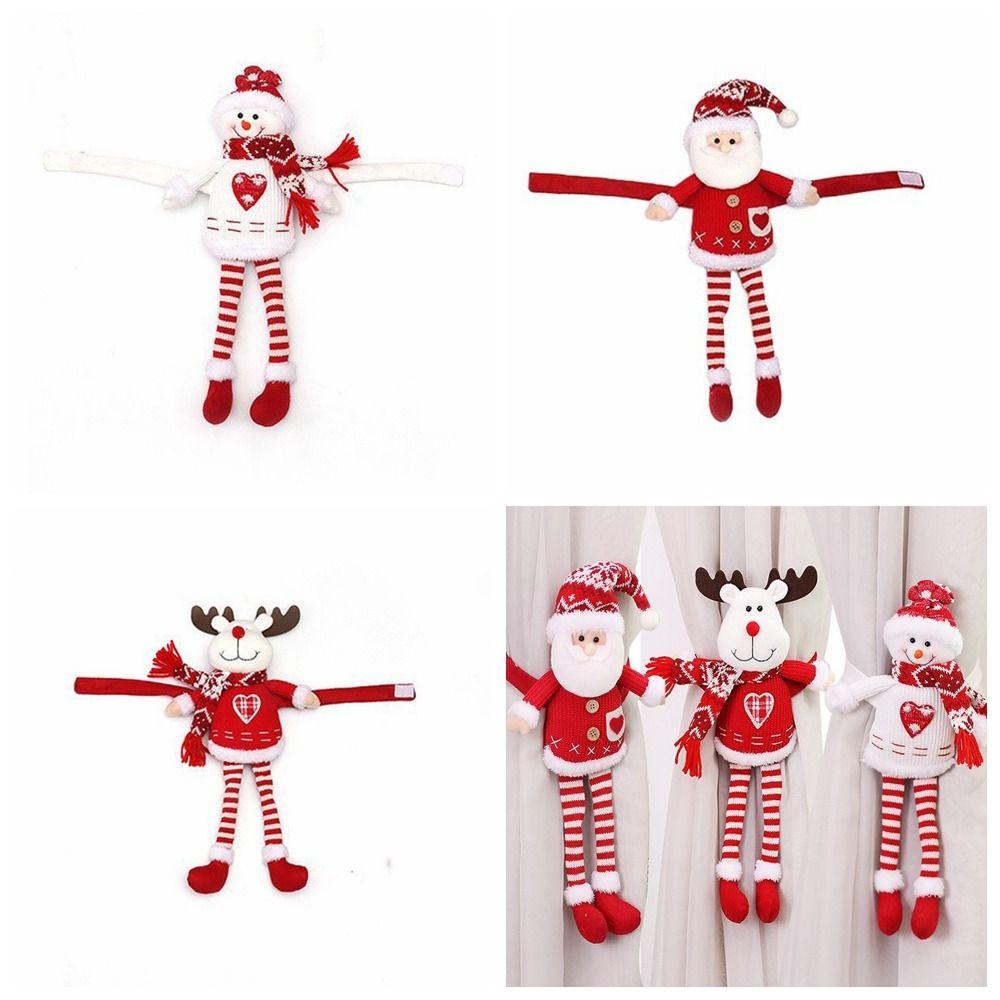 Long-legged Long-legged Doll Curtain Buckle Santa Santa Curtain Fastener  New Year