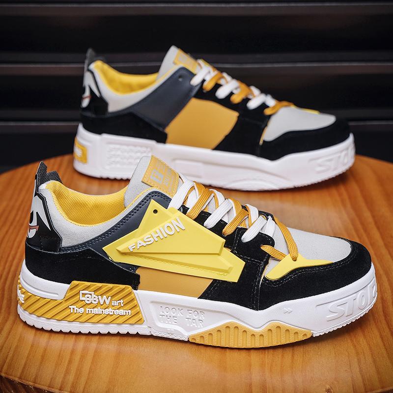 Fashion Men's Casual Shoes Thick Bottom Trendy All-match Wear-resistant Water Proof The New Non-slip Comfortable Spring and Autumn Model