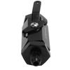 Car Fuel Shut Off Valve AN6 Fitting Flow Control Aluminum Alloy Black Rustproof Universal