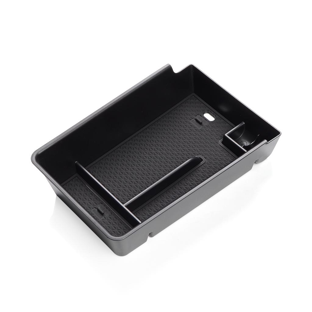 Smabee for HAVAL H6 3rd Gen GT DHT-PHEV 2021-2025 Armrest Storage Box Accessories Stowing Tidying Center Console Tray Black ABS QQ1
