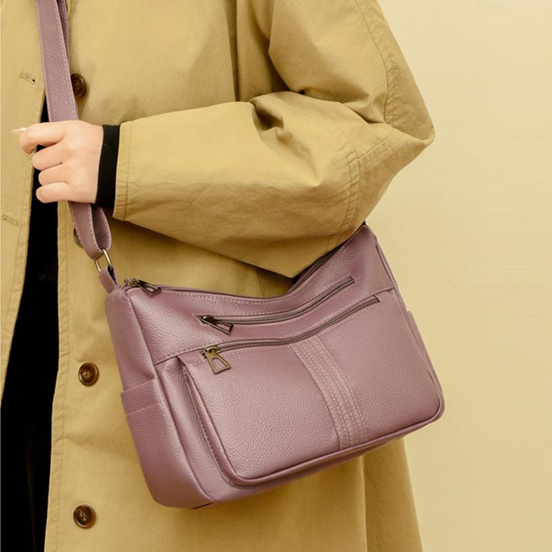 Borsa a tracolla alla moda 2025 con grande capacità Semplicità Versatilità Multitasche Impermeabile e Leggera Borsa a spalla