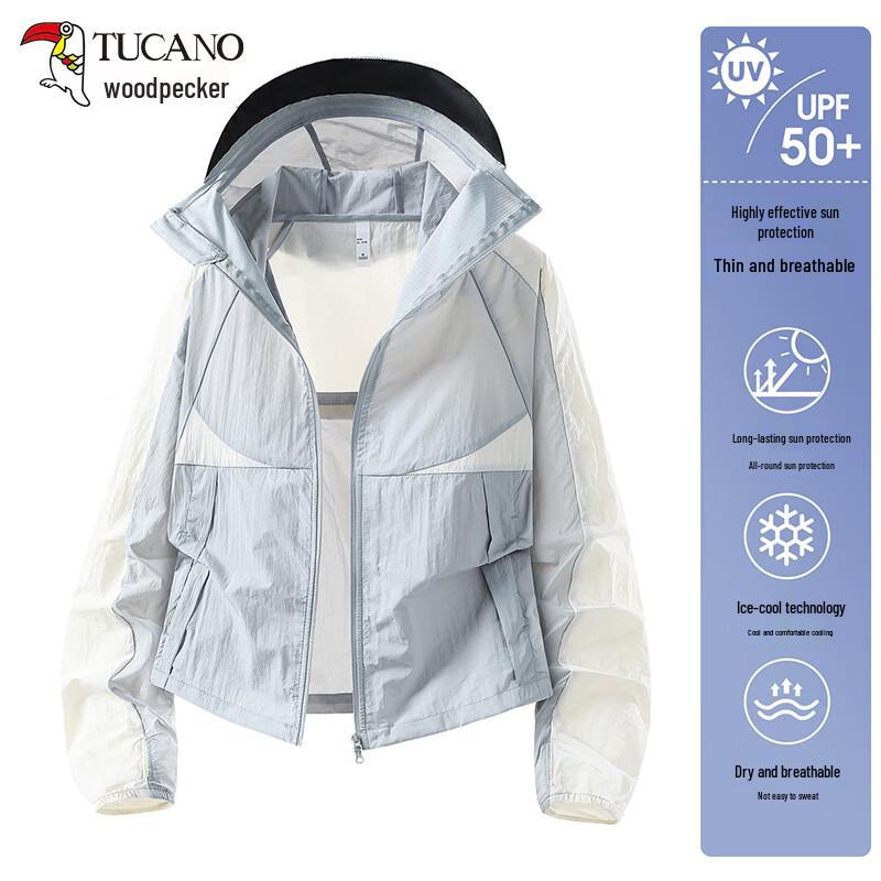 TUCANO Women s Short Hooded UV Protection Jacket 2XL