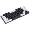 Membrane Gaming Keyboard 68 Keys RGB Backlit Ergonomic USB Interface Computer Keyboard for   System   Family
