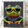 Black Poodle Shower Curtain Waterproof Bathroom Decor for Pet Lovers Cute Dog Print Home Decoration 3D Printed Fabric Customizab