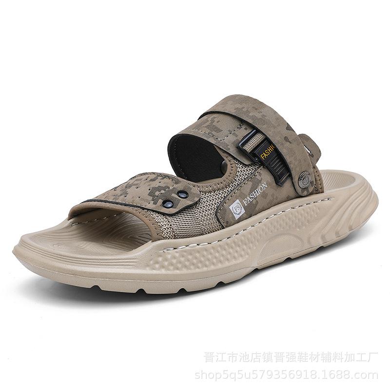 New summer beach slippers outdoor wear one shoe two fashion non-slip sandals breathable fashion versatile slippers