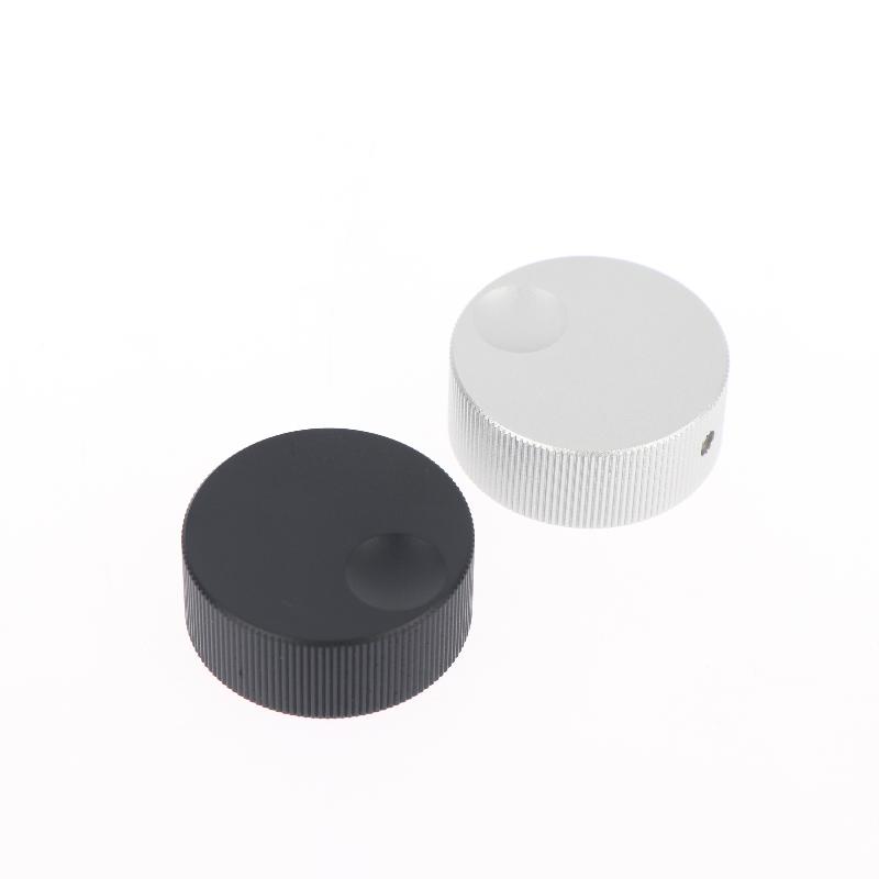 32X13Mm Potentiometer Knob 6Mm Inner Hole Locking Screw Aluminum Switch Knob For Oven Electric Appliance Audio Amplifier