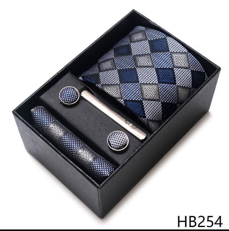 Cravate formelle pour homme, boutons de manchette, serviette de poche, costume six pièces, costume haut de gamme, petit foulard carré, motif rétro, marié, mariage
