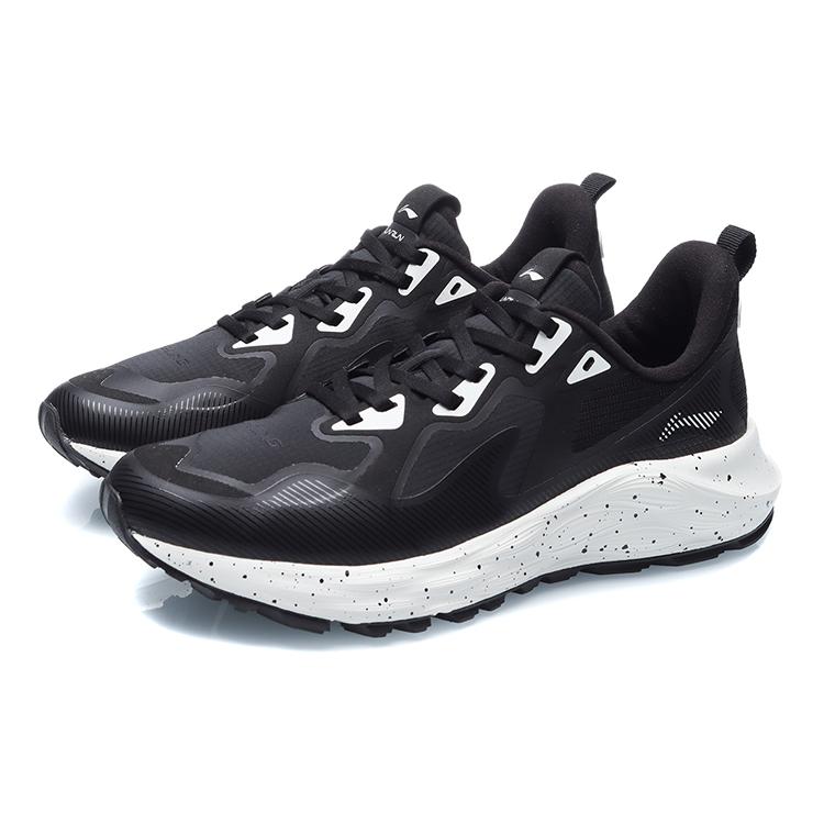 New LiNing Cloud Shield Rebound Cushioning Low Top Running Shoes Women's Black ARHR084-1