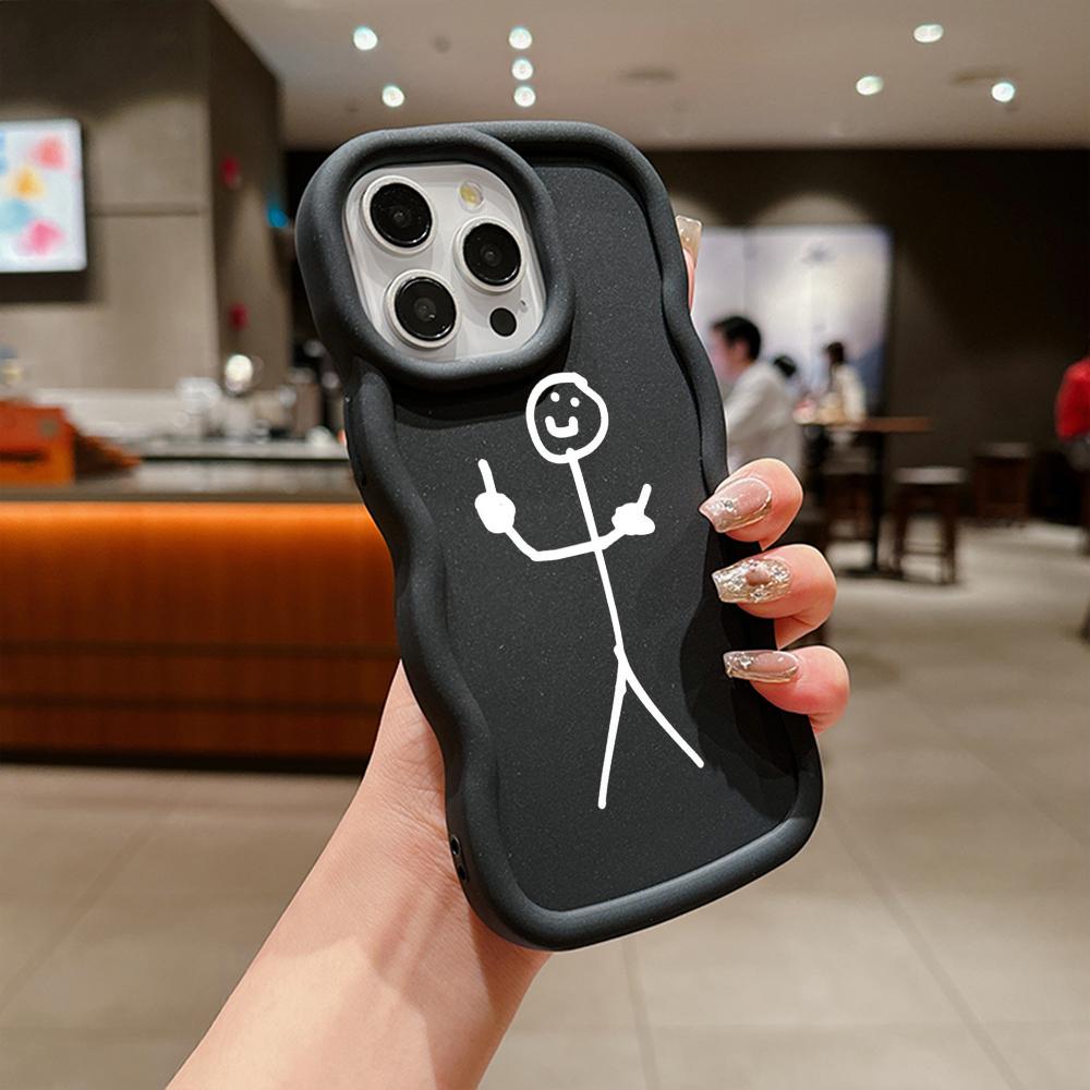Чехлы для телефонов N79 Cartoon Matchman art Macaron Wavy Edge для iPhone 16 Pro — фото 12