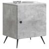 Nightstand Concrete Gray 43 X 34.5 X 50 Cm Engineered Wood