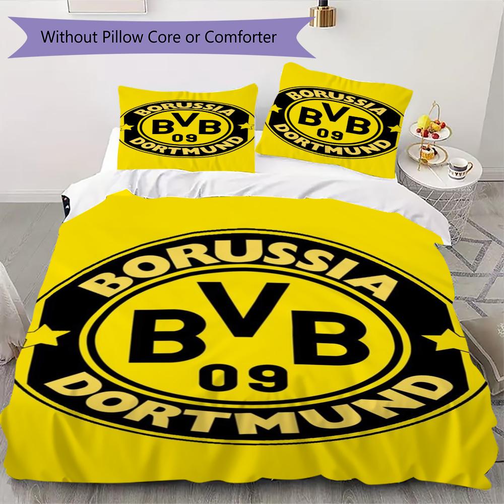 Dortmund Patroon Beddengoed Dekbedovertrek Kussensloop Woondecoratie Verjaardagscadeau (1 dekbedovertrek + 2 kussenslopen (zonder vulling))28