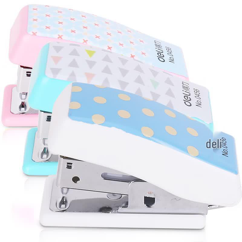 Deli 0456 Mini Portable Stapler with Staples Set
