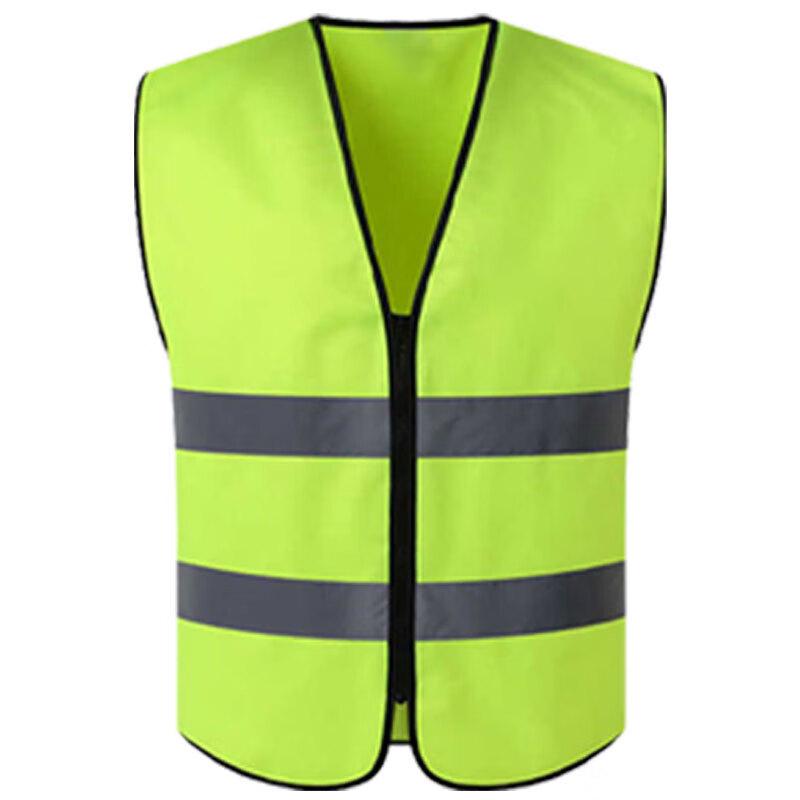 OLOMM Fluorescent Green Reflective Safety Vest
