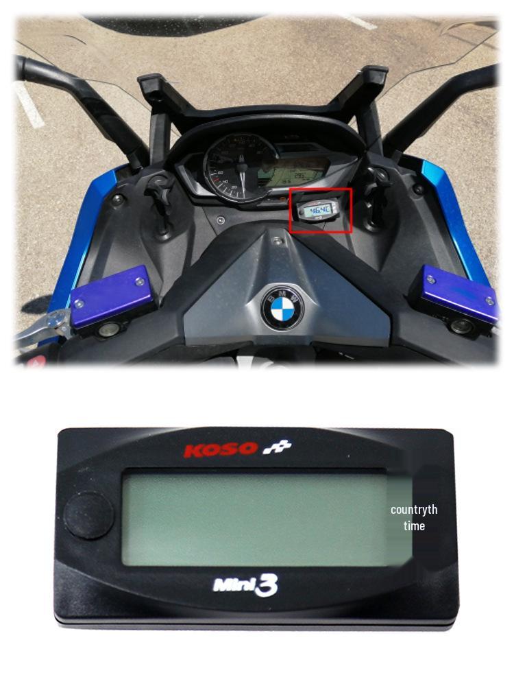 

Мини-прибор Koso 3-в-1: Температура воды, Вольтметр и Часы для Мотоциклетных Модификаций