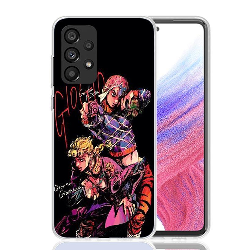 

JoJo Adventure Guido Mista Phone Case for Samsung Galaxy A52 A51 A50S A12 A22 A32 A72 A10S A30S A31 A71 Note 20 Ultra 10 Plus S1 Samsung A71 4G