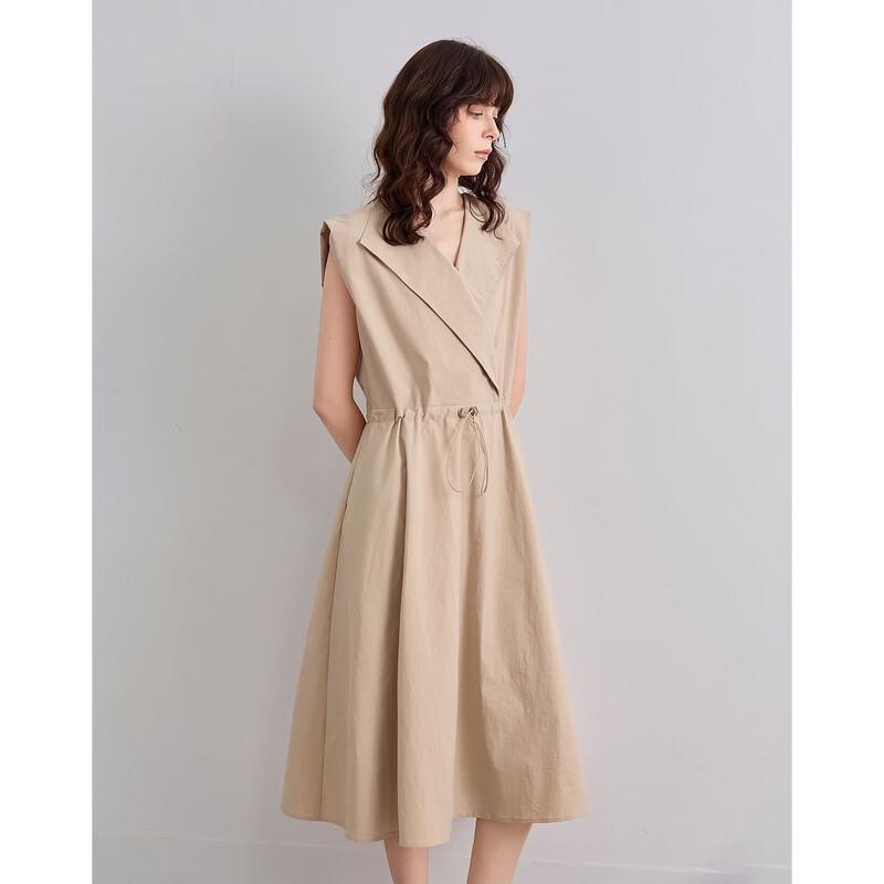 Demana Quick-Dry Sun Protection Sleeveless Drawstring Waist Dress