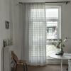 Curtain Finished Kitchen Bedroom Small Window Bay Window Half Curtain Privacy Decoration Gray Short Curtain