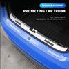 Car Transparent Rear Bumper Plate Trunk Guard Sticker For Skoda Logo Octavia Kodiaq Fabia Rapid Superb A5 A7 2 Kamiq Accessories knzh54