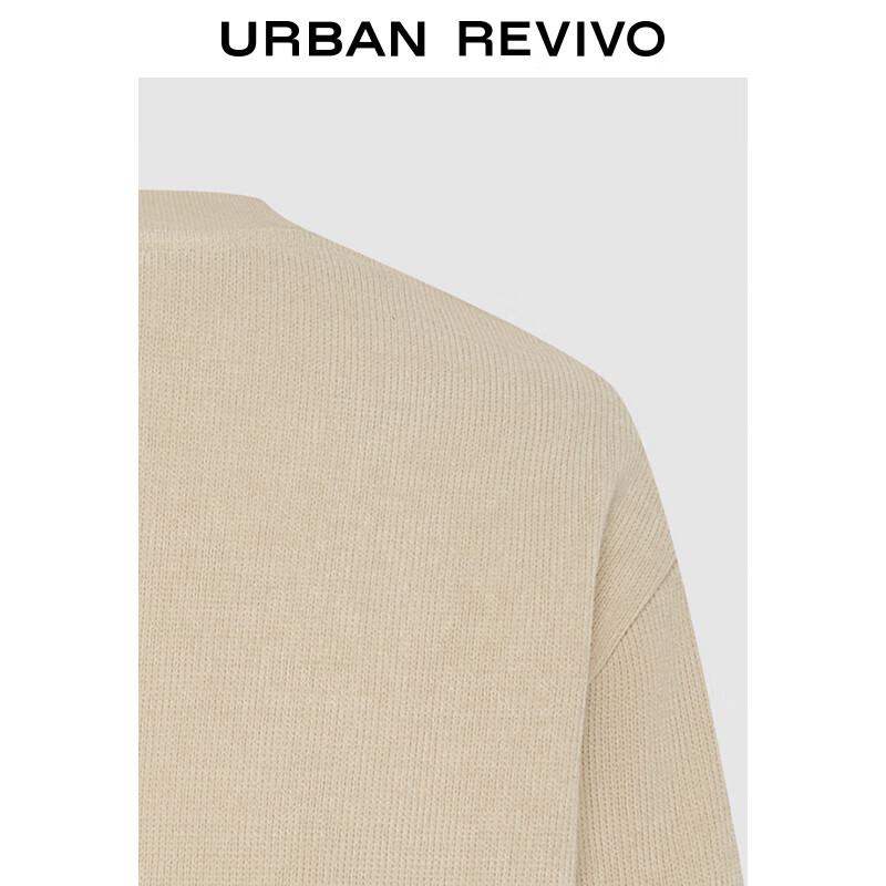 UR Men's Solid Color Fleece-Lined Pullover Sweatshirt