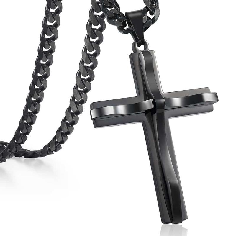 Cross Pendant Necklace for Men Jewelry Dropshipping купить недорого