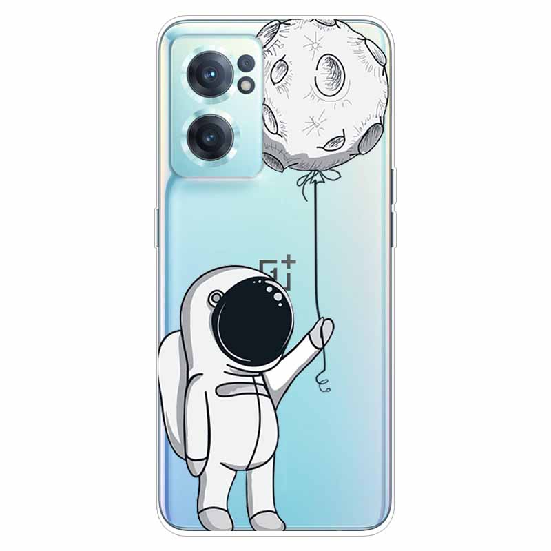Phone Case For OnePlus Nord CE 2 5G Cover TPU Silicone Soft Cartoon Clear Case for One Plus 10 Pro / CE2 5G Transparent Coque