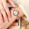 Bonarger Women's Clover Diamond Bracelet Quartz Movement Luminous Waterproof Calendar Watch B3590L (4 Color)