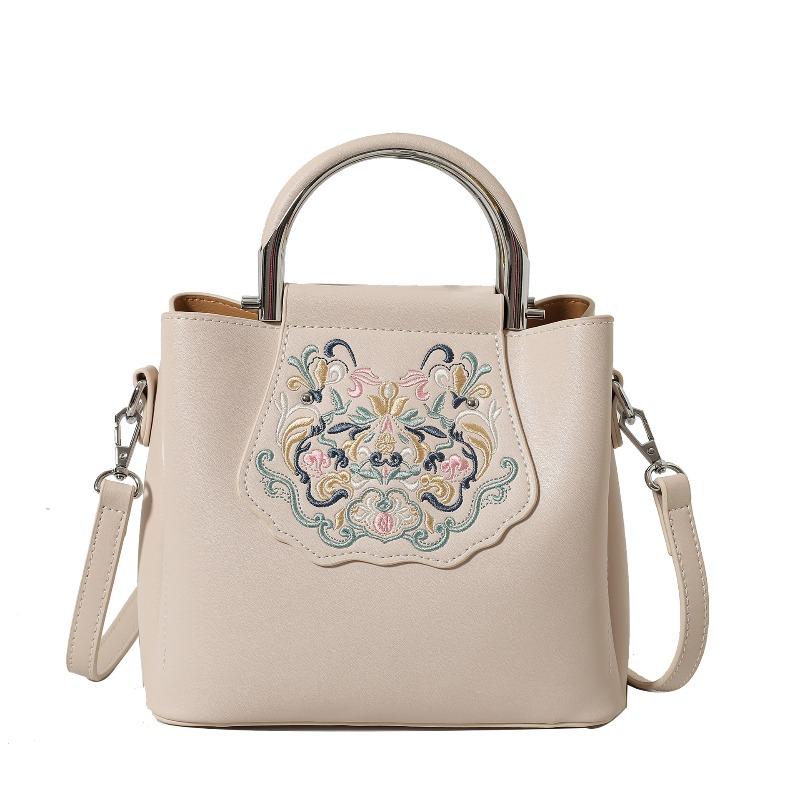 Handbag New Chinese simple mother bag Large capacity multi-compartment tote bag Premium national style embroidered shoulder bag