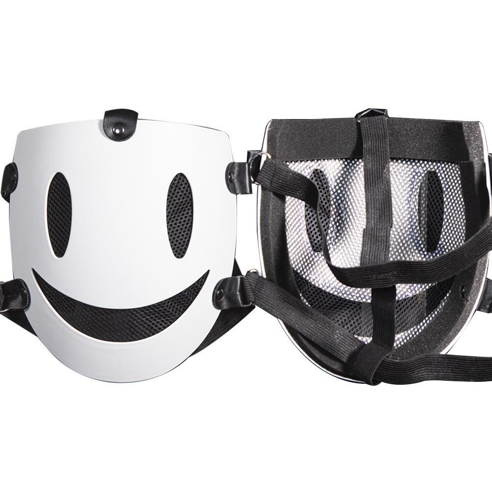 Maschera Cosplay Faccina Sorridente per Festa Mascherata Maschera Anime Accessori per Costumi Maschera di Carnevale Halloween Decorazioni Fai da Te Decorazioni per Feste