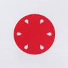 4pcs Felt Christmas Coasters Snowflake Tree Cup Mats Xmas Party Decoration Non Slip Heat Resistant Table Accessories