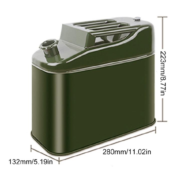 Portable Petrol Oil Storage Can Fuel Container Gas Can Bucket for Car Truck Automotive Heavy Duty Can 5L