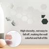 48/192 Pcs Mirror Sticker Self Adhesive Acrylic Mirror Decal Self-adhesive Wall Mirror Sticker Home Living Room Decoration