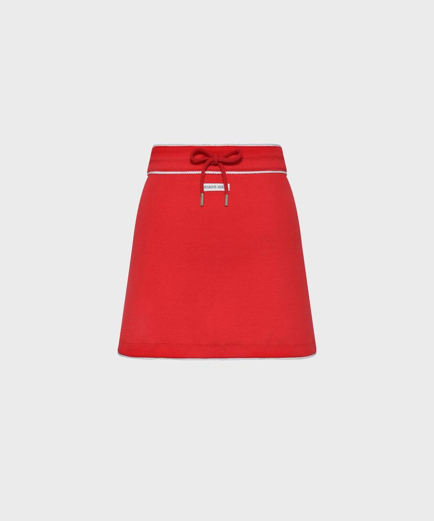 MARINE SERRE (W) Cute 70S Mini Skirt Red Cute 70S Mini Skirt Rd10 Red
