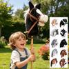 Kids Pretend Play Horse Ride-On Stick Toy Soft Plush Children's Horse Riding Toy  Party Decor