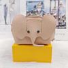 Baby elephant bag pu change bag bag pendant key ring creative card bag lipstick zipper bag